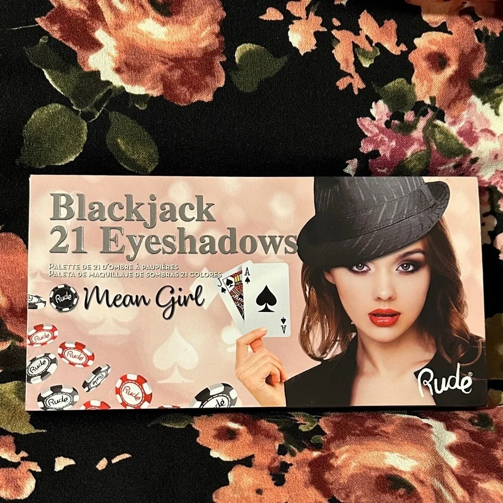 RUDE Blackjack 21 Eyeshadows Palette - Bold Edition